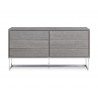 Skylar Buffet Gray Oak Veneer - Front - Skylar Buffet Gray Oak Veneer - Front