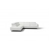 Augusto Sectional With Chaise - White - Front - Augusto Sectional With Chaise - White - Front