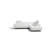 Augusto Sectional With Chaise - White -  - Augusto Sectional With Chaise - White - 