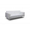 Whiteline Modern Living Giovanni Sofa Bed - White Leather - Whiteline Modern Living Giovanni Sofa Bed - White Leather