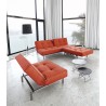 Innovation Living Split Back Sofa and Chair- Stainless Steel Leg - Burned Orange  - Innovation Living Split Back Sofa and Chair- Stainless Steel Leg - Burned Orange 