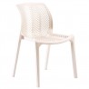 SPYGA Designer Stacking Side Chair - White