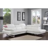 Pandora Sectional With Chaise On Left - Lifestyle -  White - Pandora Sectional With Chaise On Left - Lifestyle -  White