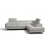 Whiteline Modern Living Augusto Large Right Facing Sectional - Light Grey - Whiteline Modern Living Augusto Large Right Facing Sectional - Light Grey
