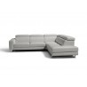 Whiteline Modern Living Augusto Large Right Facing Sectional - Light Grey - Whiteline Modern Living Augusto Large Right Facing Sectional - Light Grey