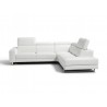 Whiteline Modern Living Augusto Large Right Facing Sectional - White - Whiteline Modern Living Augusto Large Right Facing Sectional - White