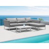Whiteline Modern Living Ursula Indoor / Outdoor Sectional Chaise - Whiteline Modern Living Ursula Indoor / Outdoor Sectional Chaise