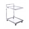 Sandra Side Table/Bar Cart - Angle - Sandra Side Table/Bar Cart - Angle