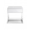 Skylar Side Table - High Gloss White - Front - Skylar Side Table - High Gloss White - Front