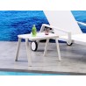 Whiteline Modern Living Rio Indoor / Outdoor Side Table - Whiteline Modern Living Rio Indoor / Outdoor Side Table