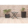 Flint Indoor/Outdoor Steel Side Table - Flint Indoor/Outdoor Steel Side Table