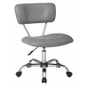 Vista Task Office Chair - Grey Faux - Vista Task Office Chair - Grey Faux