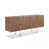 Whiteline Modern Living Struttura Small Buffet - Walnut Veneer - Whiteline Modern Living Struttura Small Buffet - Walnut Veneer