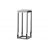 Bellini Modern Living Stud End Table - Chrome Base - Bellini Modern Living Stud End Table - Chrome Base