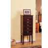 Augusta Jewelry Armoire - Brown - Augusta Jewelry Armoire - Brown