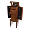 Augusta Jewelry Armoire - Drawers Opened - Augusta Jewelry Armoire - Drawers Opened