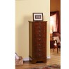 Berkeley Jewelry Armoire - Coffee - Drawers Closed - Berkeley Jewelry Armoire - Coffee - Drawers Closed