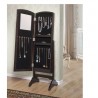 Abby Jewelry Armoire Cheval Mirror - Open - Abby Jewelry Armoire Cheval Mirror - Open