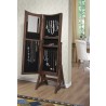 Bedford Classic Long Cheval Mirror Jewelry Cabinet Storage Armoire - Open - Bedford Classic Long Cheval Mirror Jewelry Cabinet Storage Armoire - Open