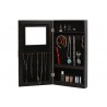 Modern Wall-Hanged Mirror Jewelry Cabinet Storage Armoire Esspresso - Modern Wall-Hanged Mirror Jewelry Cabinet Storage Armoire Esspresso