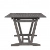 Vifah Renaissance Outdoor Hand-scraped Wood Patio Dining Table - Side - Vifah Renaissance Outdoor Hand-scraped Wood Patio Dining Table - Side