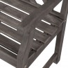 Renaissance Outdoor Hand-scraped Wood Patio Dining Chair - Arm Close-up - Renaissance Outdoor Hand-scraped Wood Patio Dining Chair - Arm Close-up