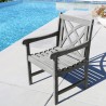 Renaissance Outdoor Hand-scraped Wood Patio Dining Chair - Lifestyle - Renaissance Outdoor Hand-scraped Wood Patio Dining Chair - Lifestyle