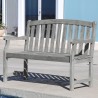 Renaissance Outdoor Hand-scraped Wood Patio Bench