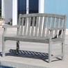 Renaissance Outdoor Hand-scraped Wood Patio 4-foot Bench - Renaissance Outdoor Hand-scraped Wood Patio 4-foot Bench