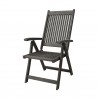 Renaissance Outdoor Patio Hand-scraped Wood  Dining Chair - White BG - Renaissance Outdoor Patio Hand-scraped Wood  Dining Chair - White BG