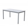 Bradley Outdoor Wood Patio Dining Table - White BG - Bradley Outdoor Wood Patio Dining Table - White BG