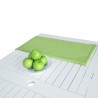 Bradley Outdoor Wood Patio Dining Table - Close-Up Edge