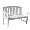 Bradley Outdoor Wood Patio  4-foot Bench - Bradley Outdoor Wood Patio  4-foot Bench