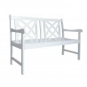 Bradley Outdoor Wood Patio Dining Bench