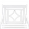 Bradley Outdoor Wood Patio Dining Chair - Seat Back Close-Up - Bradley Outdoor Wood Patio Dining Chair - Seat Back Close-Up