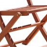  Malibu Outdoor Wood Patio Folding Armchair - Seat Close-Up -  Malibu Outdoor Wood Patio Folding Armchair - Seat Close-Up