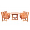 Malibu Eco-friendly 7-piece Outdoor Hardwood Dining Set