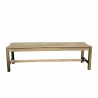 Renaissance Eco-friendly 5-foot Backless Outdoor Hand-scraped Hardwood Garden Bench