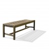 Renaissance Eco-friendly 5-foot Backless Outdoor Hand-scraped Hardwood Garden Bench