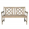 Renaissance Eco-friendly 4-foot Outdoor Hand-scraped Hardwood Garden Bench - Front - Renaissance Eco-friendly 4-foot Outdoor Hand-scraped Hardwood Garden Bench - Front