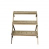 Renaissance Eco-friendly Hand-scraped Hardwood Three-Layer Garden Planter Stand - Renaissance Eco-friendly Hand-scraped Hardwood Three-Layer Garden Planter Stand