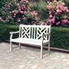 Bradley Eco-friendly 4-foot Outdoor White Wood Garden Bench