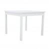 Bradley Outdoor Wood Patio Stacking Dining Table