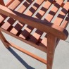 Malibu Outdoor Wood Patio Dining Chair - Close-Up - Malibu Outdoor Wood Patio Dining Chair - Close-Up