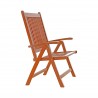  Malibu Outdoor Wood Patio Reclining Chairs -  Malibu Outdoor Wood Patio Reclining Chairs