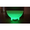 24" Round LED Ice Bucket with Speaker - Green