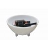 24" Round LED Ice Bucket with Speaker - Unlit