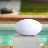 14" LED Flat Ball - White