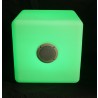 16" LED Cube with BT Speaker - Green