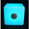 16" LED Cube with BT Speaker - Sky Bllue
